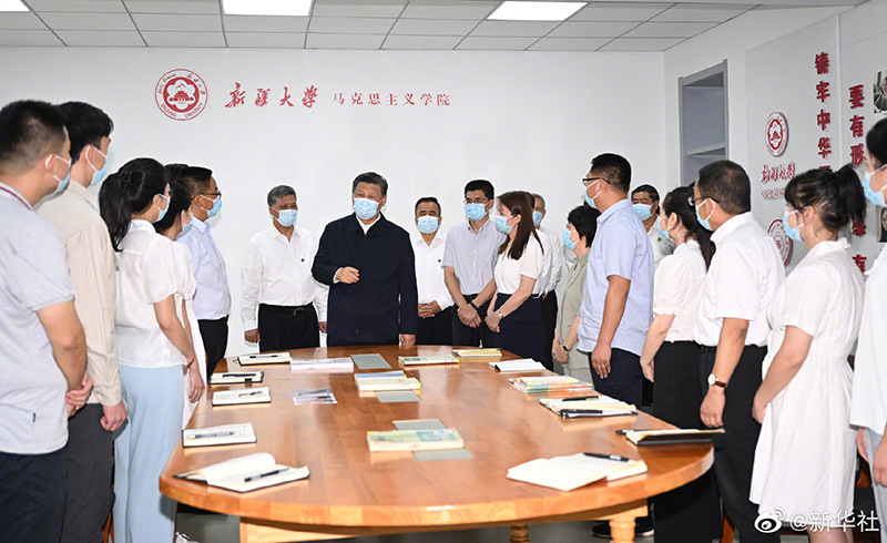习近平在新疆乌鲁木齐市考察调研 -  尊龙凯时