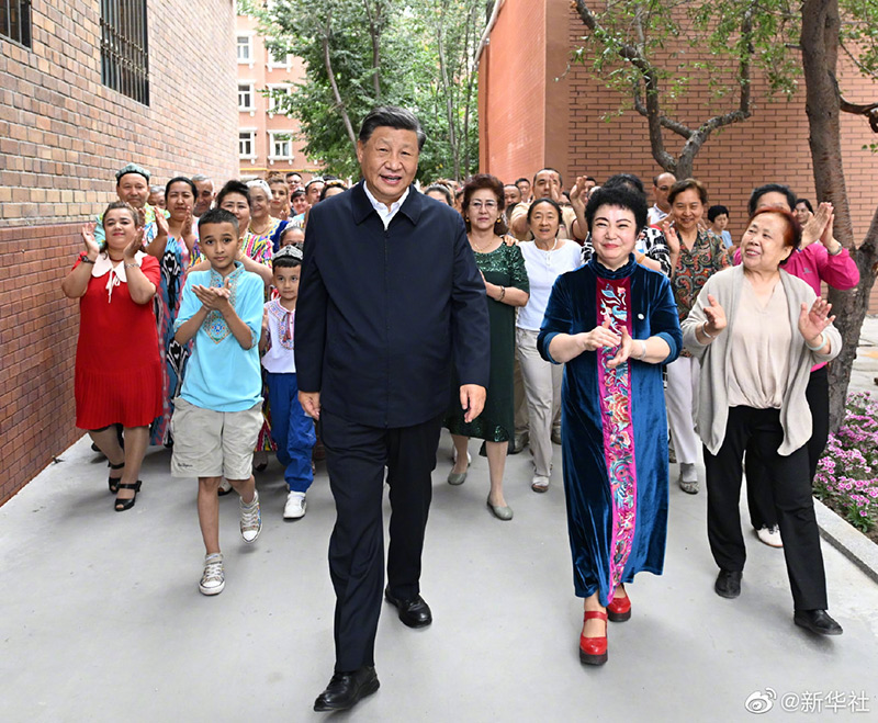 习近平在新疆乌鲁木齐市考察调研 -  尊龙凯时