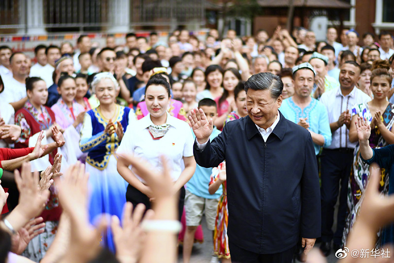 习近平在新疆乌鲁木齐市考察调研 -  尊龙凯时