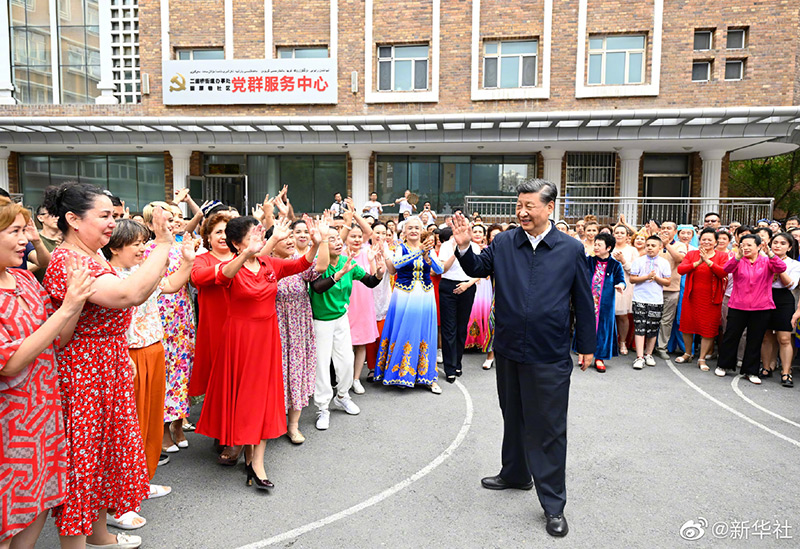 习近平在新疆乌鲁木齐市考察调研 -  尊龙凯时